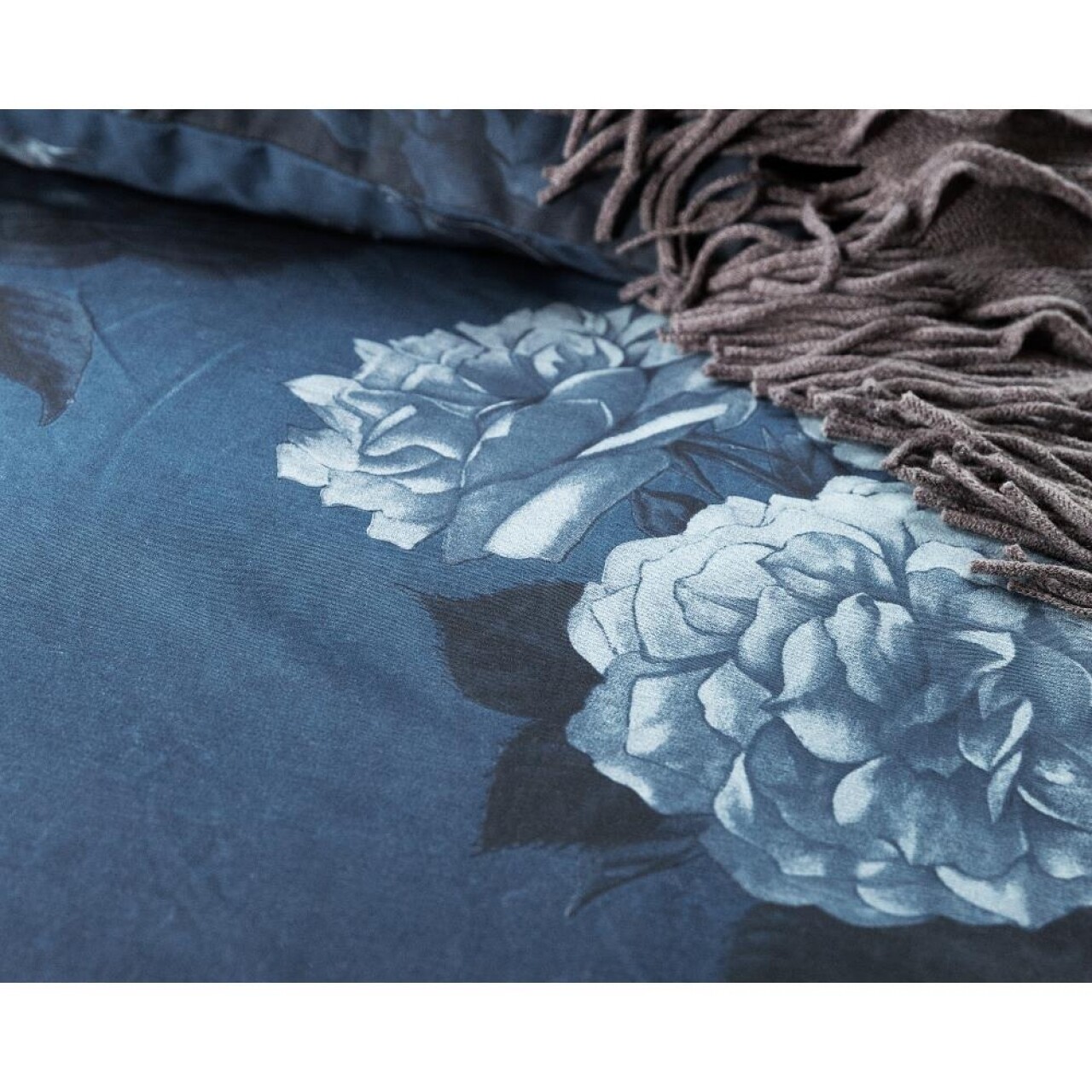 Lenjerie De Pat Dubla Blue Morning - Primavera Deluxe, Royal Textile, 3 Piese, 240 X 260 Cm, 100% Bumbac, Multicolor