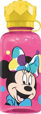 Recipient apa minnie, disney, 500 ml, plastic, roz