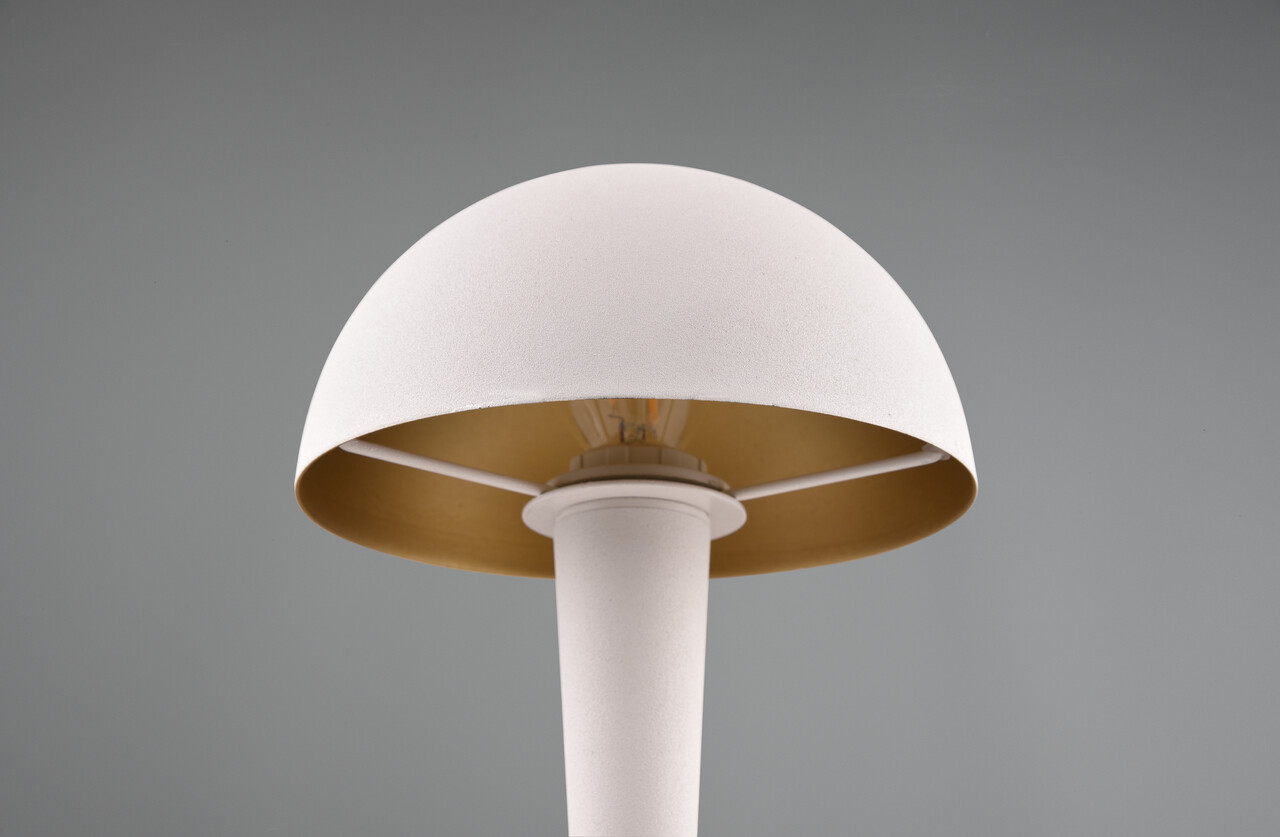 Lampa de masa Canaria, RL, 15x26.5 cm, 40W, 1x E14, metal, alb mat - 2 | YEO