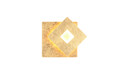 Aplica de perete Leano, TRIO, 18x6.5x18 cm, 6W, 1x SMD, metal, auriu
