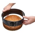Forma tort cu baza din sticla, Kitchen Craft, 25 cm, otel carbon