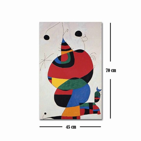 Tablou decorativ, FAMOUSART-079, Canvas, Dimensiune: 45 x 70 cm, Multicolor
