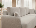 Coltar extensibil dreapta 3 locuri ELTAP, Hadson, 206x150x89 cm, lemn/poliester, alb