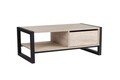 Masuta de cafea, Kalune Design, Haldizen, Travertin / Negru