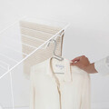 Uscator de rufe, Brabantia, Hangon Fresh, 20 m capacitate de uscare, otel, alb
