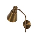 Aplica de perete, Sivani - MR-663, Alby, 14 x 36 x 40 cm, 1 x E27, 40W, aramiu antic