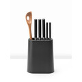 Suport pentru cutite si ustensile, Brabantia, Profile, 19x9.3x23 cm, plastic, gri inchis