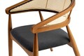 Scaun, Nordure, Lima, 54x75x50 cm, Lemn, Stejar / Negru