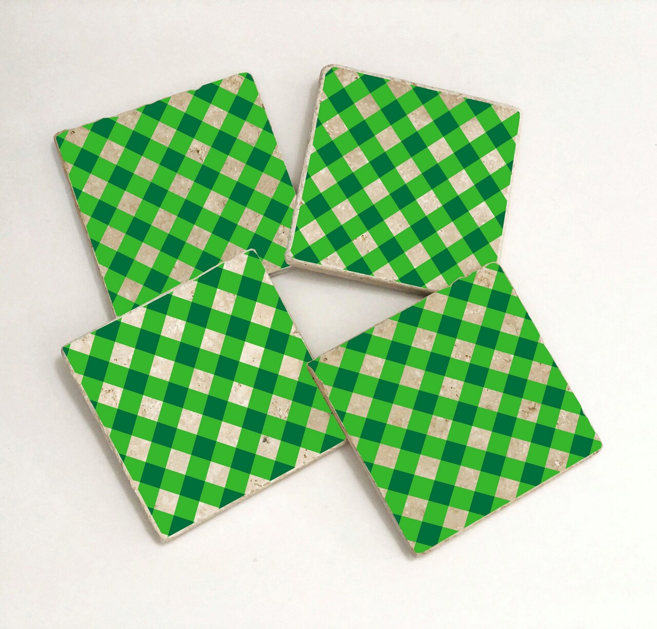 Set suporturi de pahare, Hermia, 366TYR1221, 10 x 10 x 1 cm, 4 piese, Multicolor - view 2