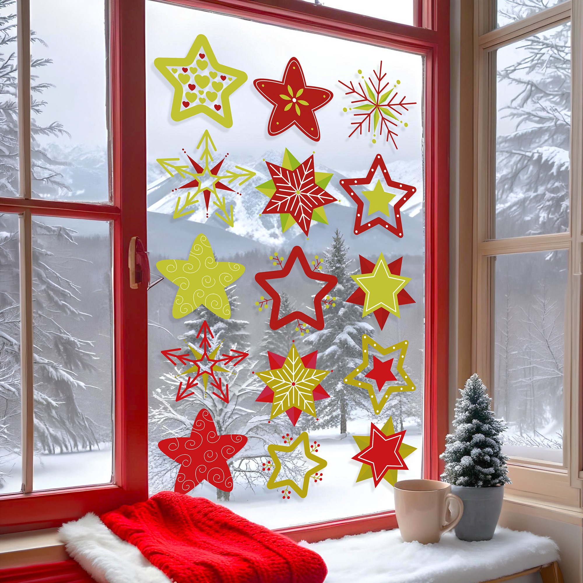 Sticker decorativ, 309113_3050, 30 x 50 cm, Multicolor