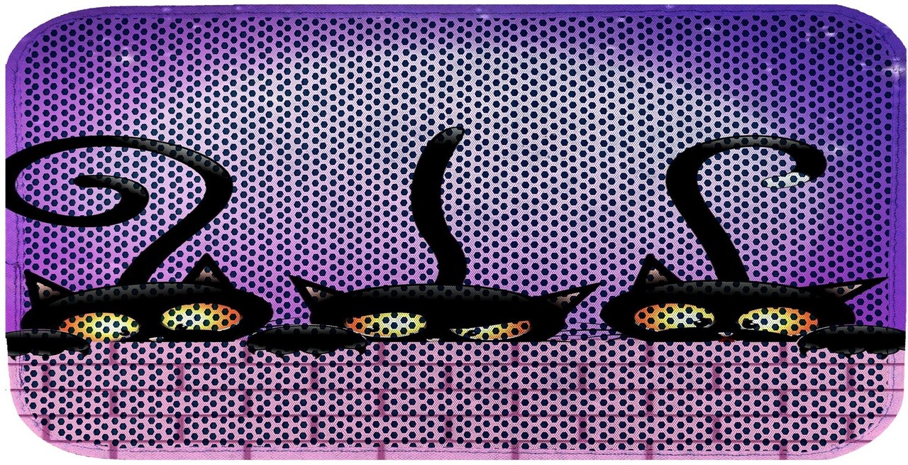 Covoras litiera pentru colectarea granulelor de nisip, Paws &amp; Whiskers, Cat Lıtter Mat 67, Multicolor - view 2