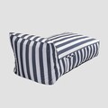 Sezlong Maris, Homla, 102x72x65 cm, poliester/spuma, alb/albastru