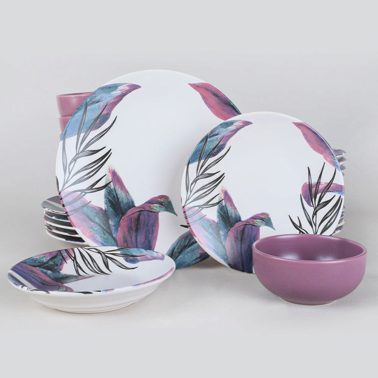 Serviciu de masa, Keramika, 275KRM1667, Ceramica, Multicolor - 2 | YEO