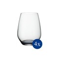 Set 4 pahare, Villeroy & Boch, Colourful Life Cosy Grey, 420 ml, sticla cristal, gri