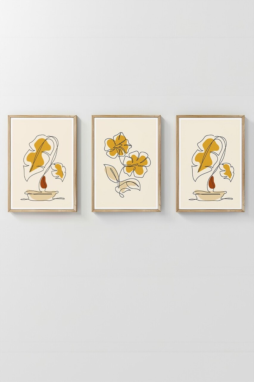 Tablou decorativ, 3Dartsohoset107, Lemn masiv, MDF, Multicolor - view 2