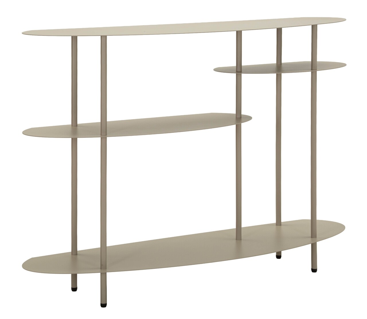 Consola, Mauro Ferretti, Saturn Plus, 118x34x82 cm, metal, gri dove - imagine 8