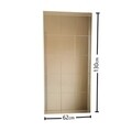 Oglinda decorativa NSTLA308d, Neostill, 62 x 130 cm, argintiu