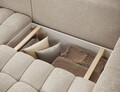 Coltar extensibil stanga 4 locuri ELTAP, Bon-219, Bonett, 250x175x92 cm, lemn/poliester, bej deschis