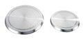 Set 4 placi pentru aragaz electric, Wenko, 20 x 20 x 2 cm, inox, gri