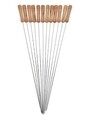 Set 12 frigarui pentru gratar, 38 cm, metal