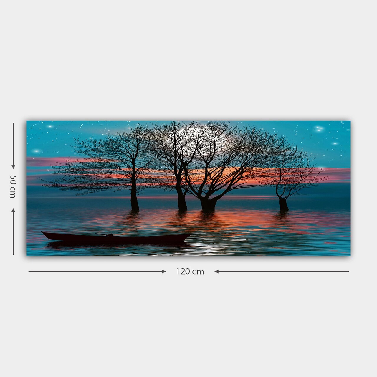 Tablou decorativ, YTY103234329560_50120, Cadru: 100% LEMN (grosime: 3 cm), Multicolor - view 3