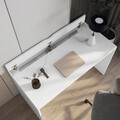 Birou ELTAP, Nevy, 140x60x75 cm, PAL/PVC, alb