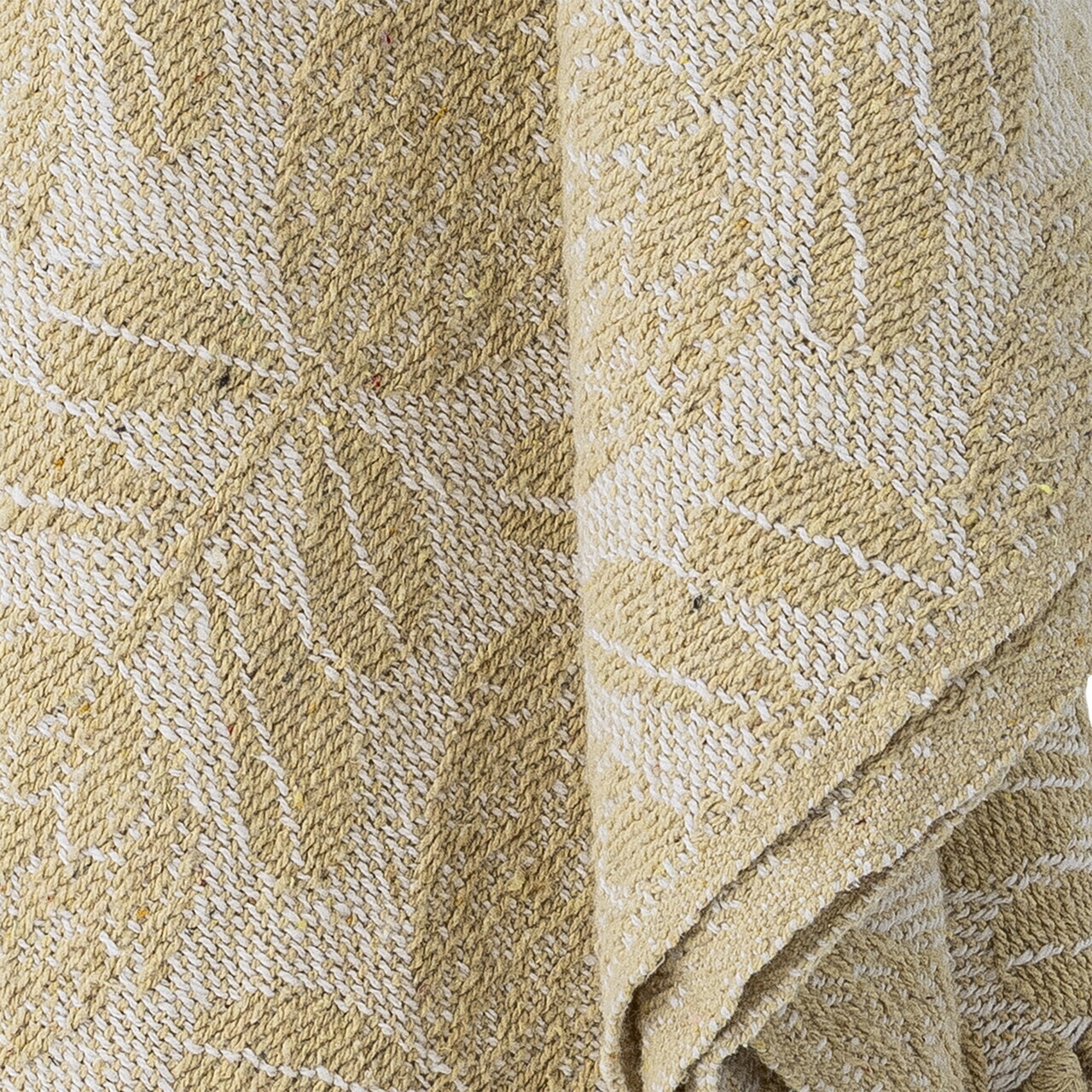 Pled, Bloomingville, Pratello, 130x160 cm, amestec bumbac, galben - imagine 7