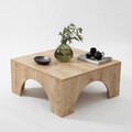 Masuta de cafea, Neostill, Collesium, 80x37x80 cm, PAL, Stejar