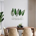 Decoratiune de perete, Kosmer 3, Metal, Dimensiune: 75 x 80 cm, Multicolor