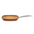Tigaie grill Ceramica Do Brazil, Cooking by Heinner, 28x4 cm, aluminiu