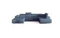 Coltar extensibil dreapta 6 locuri ELTAP, Rod-12, Rodrigo, 345x202x90 cm, lemn/poliester, albastru
