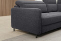 Coltar extensibil dreapta 3 locuri ELTAP, RT-05AS, Barea, 208x160x100 cm, lemn/poliester, gri inchis