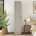 Dulap pentru haine, Hanah Home, BA278, 45x210x57.5 cm, Gresie