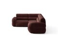 Coltar stanga 5 locuri, Neo, Micadoni Home, 295x210x83 cm, tesatura Chenille, maro cherrywood