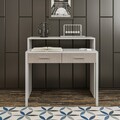 Birou Study, Kalune Design, 99x66x88 cm, PAL, alb