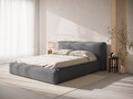 Tablie de pat 140 cm, Micadoni Home, Olivia-206, tesatura boucle, grafit
