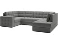 Coltar extensibil dreapta 5 locuri ELTAP, RT-04SO, Blewett, 299x198x82 cm, lemn/poliester, gri