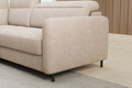 Coltar extensibil stanga 3 locuri ELTAP, LT-18RAQ, Barea, 208x160x100 cm, lemn/poliester, bej