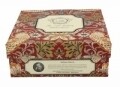 Ceasca cu farfurie Art Gallery, Duo, 240 ml, portelan, rosu