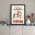 Tablou decorativ, Funfair (40 x 55), MDF , Polistiren, Multicolor
