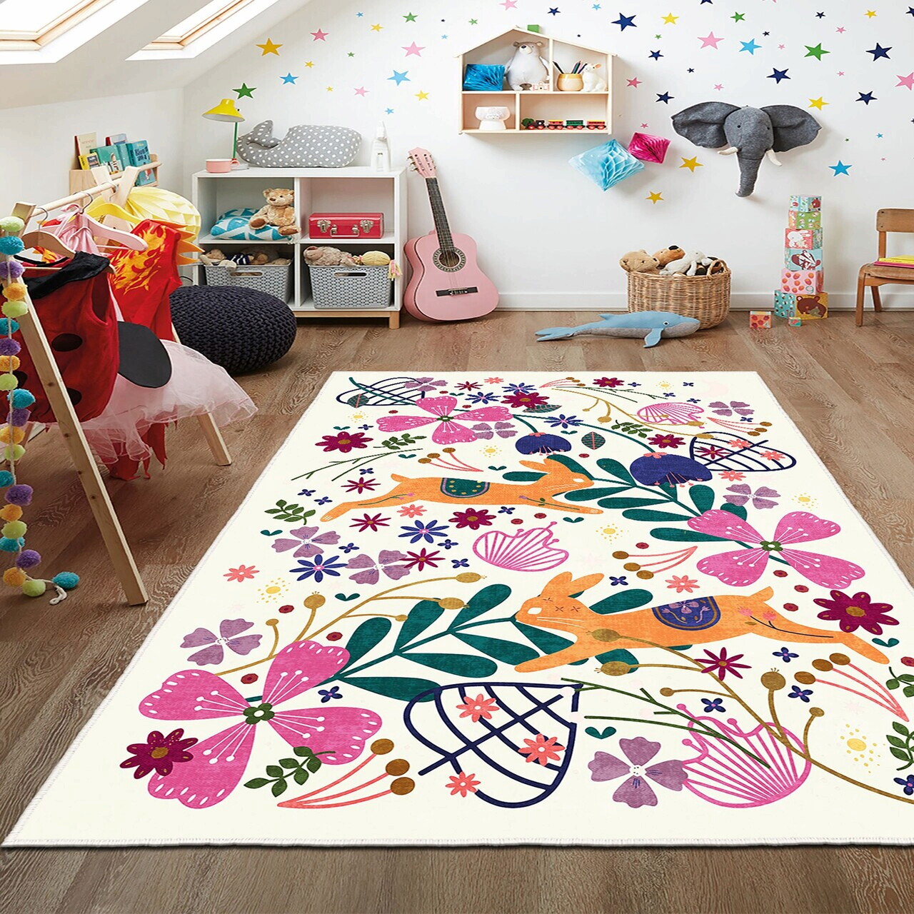 Covor, Wookece1693, 120x180 cm, Poliester, Multicolor