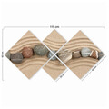 Set 4 tablouri decorative, 4MDF150269009, MDF, Imprimat UV, Multicolor