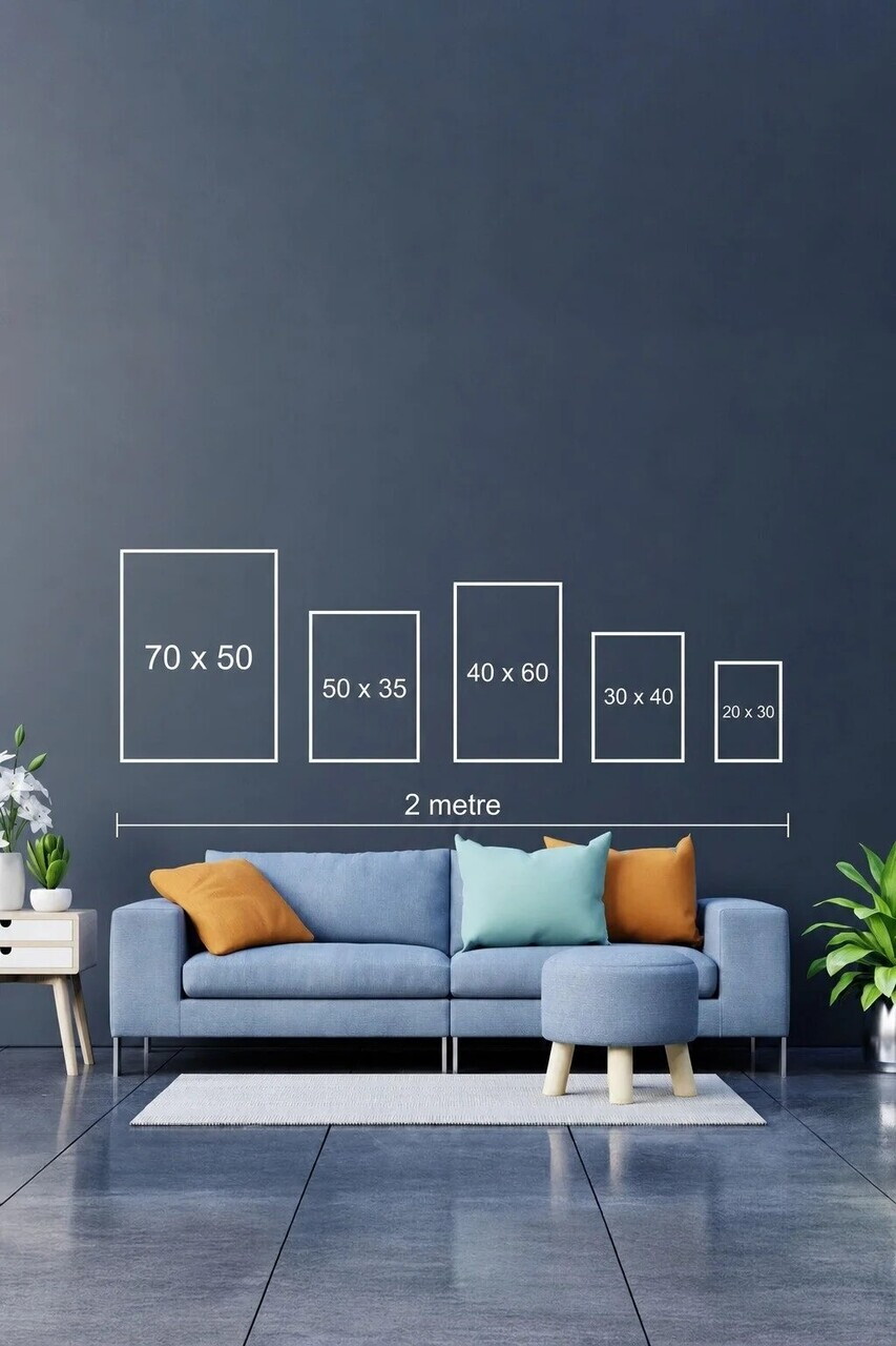 Tablou decorativ, Huhu3203 50 x 35, Lemn masiv, Multicolor — imaginea 4