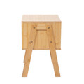Noptiera Slumber, Homla, 42x29x42 cm, bambus, natur