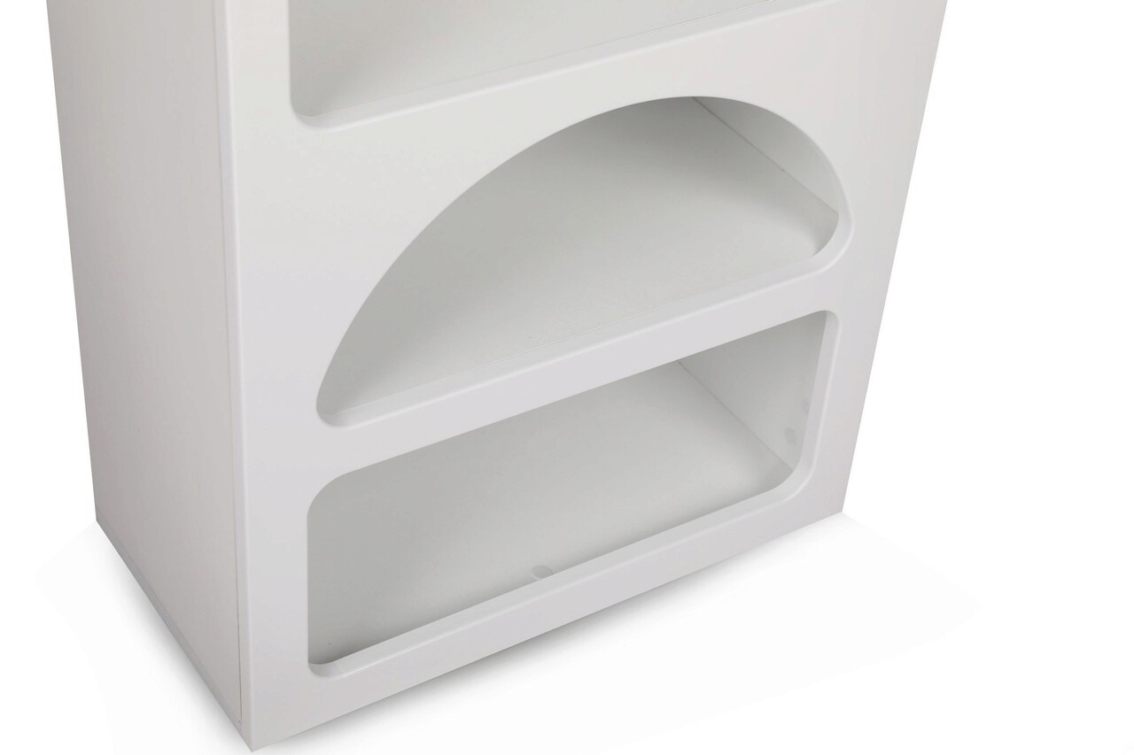 Corp biblioteca, Glenevis, Venüs, 60x150x32 cm, PAL, Alb