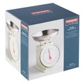 Cantare de bucatarie Force, 25 x 15 x 25 cm, inox/plastic, crem
