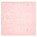 Set 2 fete de perna Thea, Decomex, 75x75 cm, bumbac, roz