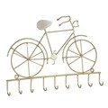 Cuier Bike, Clayre & Eef, 32x4x23 cm, fier, auriu