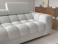 Coltar extensibil dreapta 3 locuri ELTAP, LT-03ROY, Felro, 285x181x93 cm, lemn/poliester, gri deschis