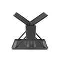Scurgator de vase cu suport tacamuri, pliabil, Brabantia, SinkSide, 33x37x31.5 cm, aluminiu, gri inchis